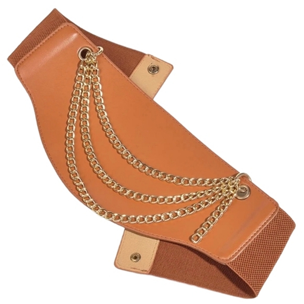 Chain Dangle Extra Wide Width Belt - image 3